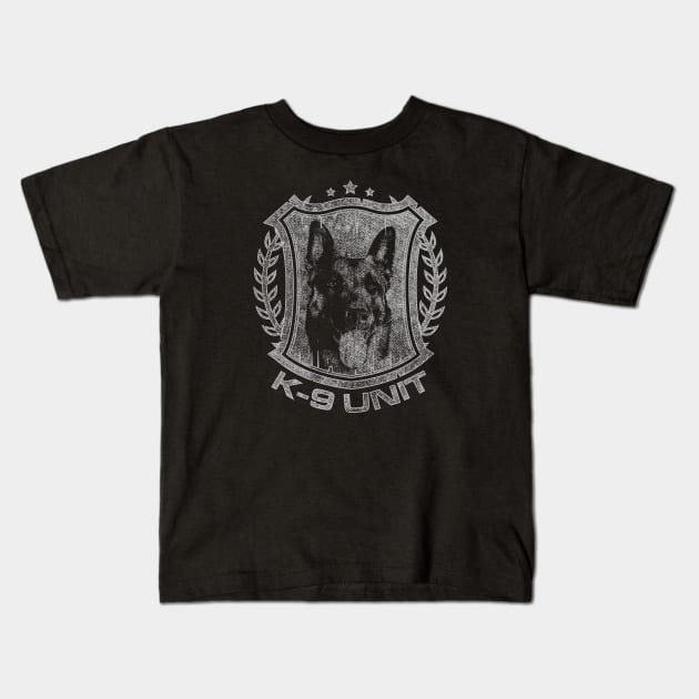 K-9 Unit   -Police Dog Unit - Malinois Kids T-Shirt by Nartissima